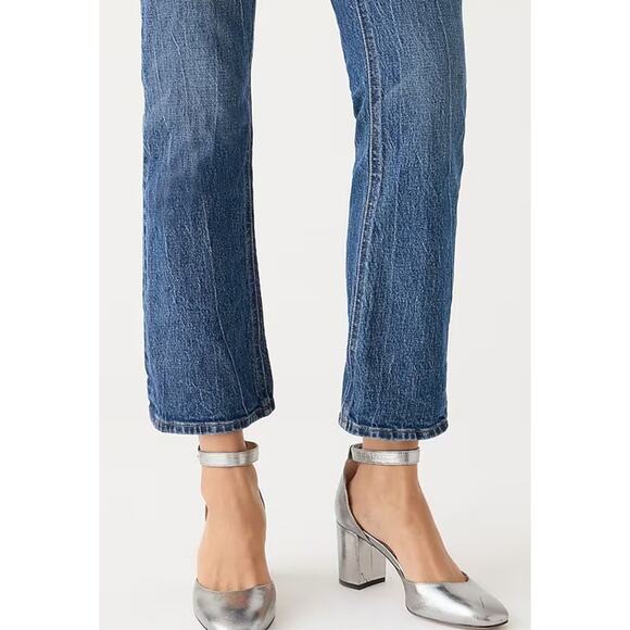 NWT J.Crew 10" Demi Boot Crop Jean in Marion Wash Size 26 - Picture 3 of 12